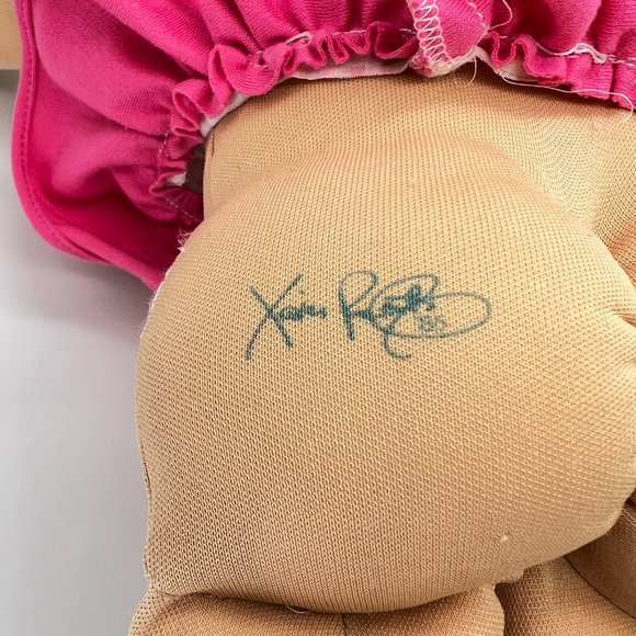 Cabbage Patch Kids Doll 1985 Girl 16” Lemon Hair Green Eyes Head Mold 4 - Picture 6 of 14